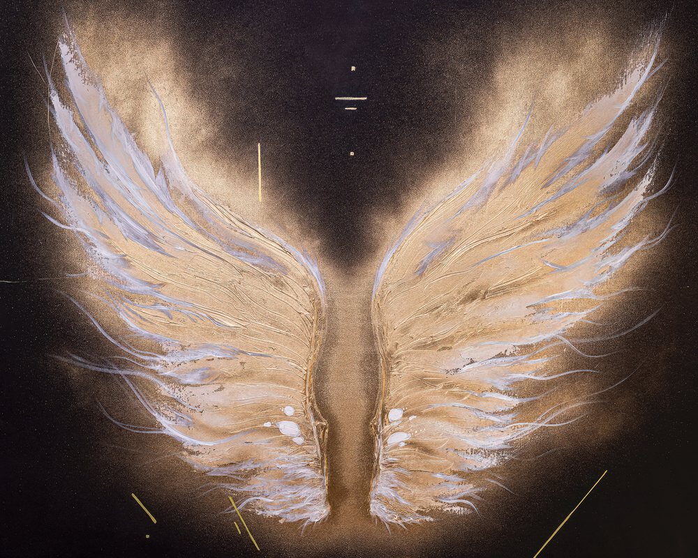 Golden Angel Wings